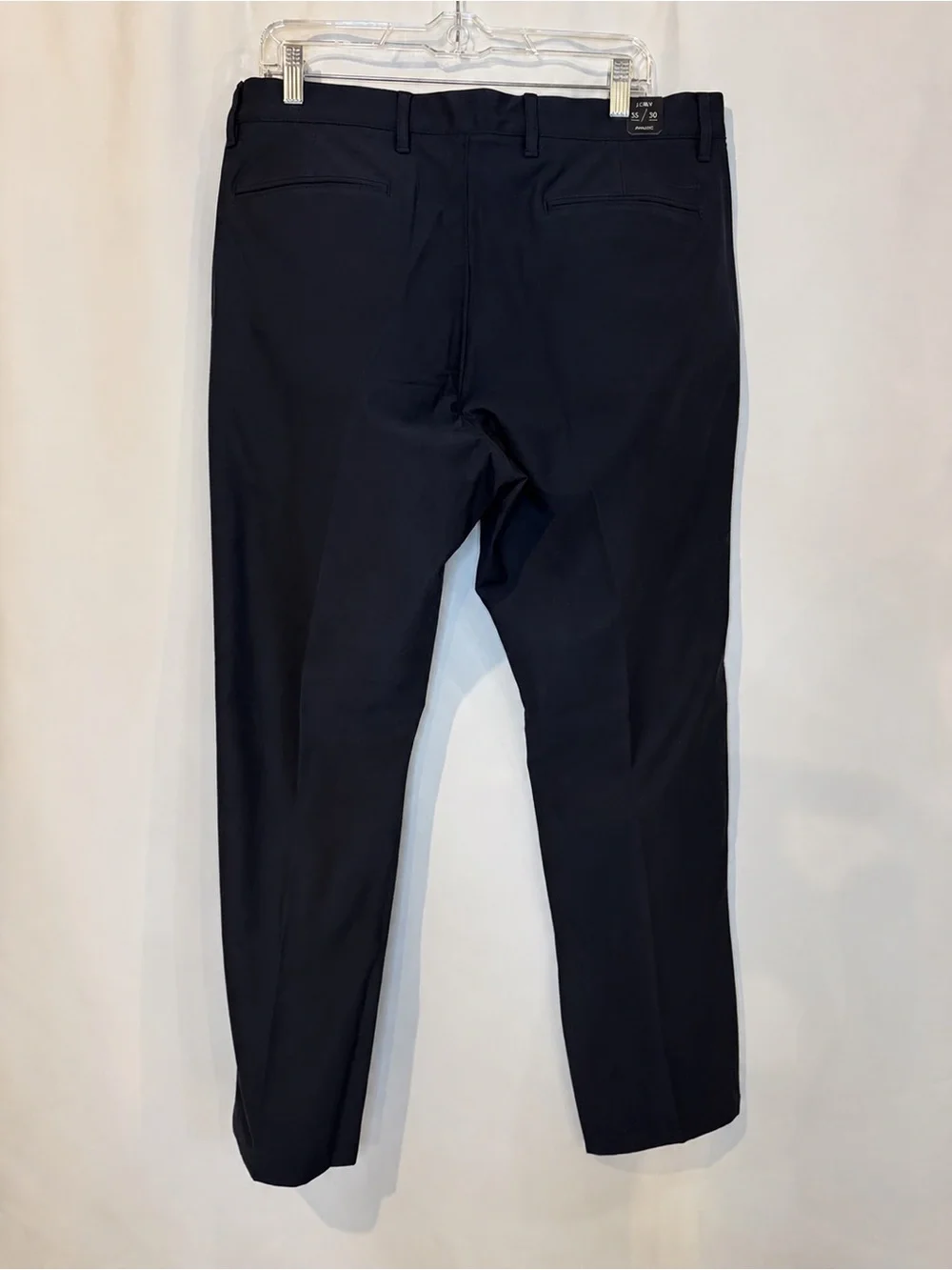 J.Crew 1040 Athletic Tapered-fit tech pant in darkest indigo navy
